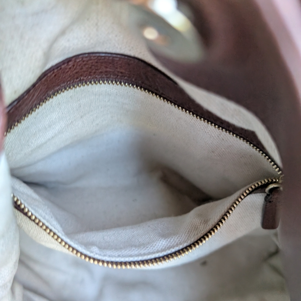 Michael Kors Brown Pebbled Leather Shoulder Bag - Picture 10 of 11